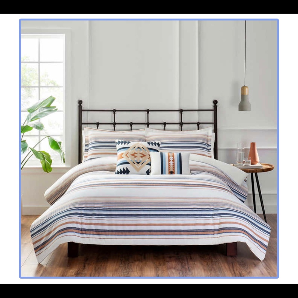 Pendleton Savannah Stripe Queen 5pc comforter set